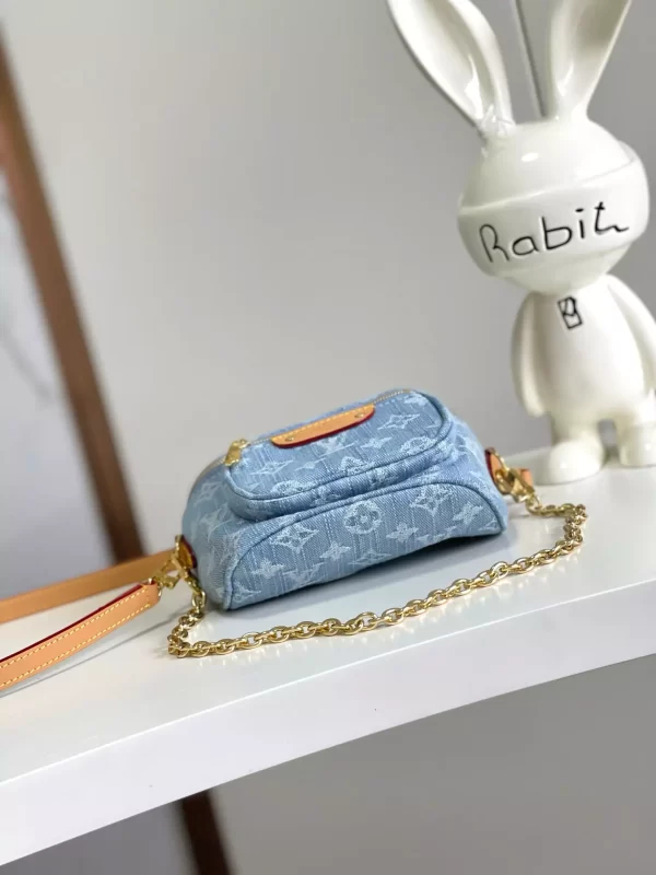 Mini Bumbag Sky Denim Monogram Denim