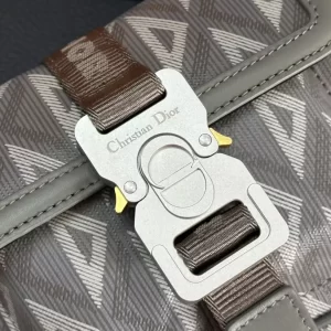 Mini Dior Hit The Road Bag Dior Gray CD Diamond Canvas