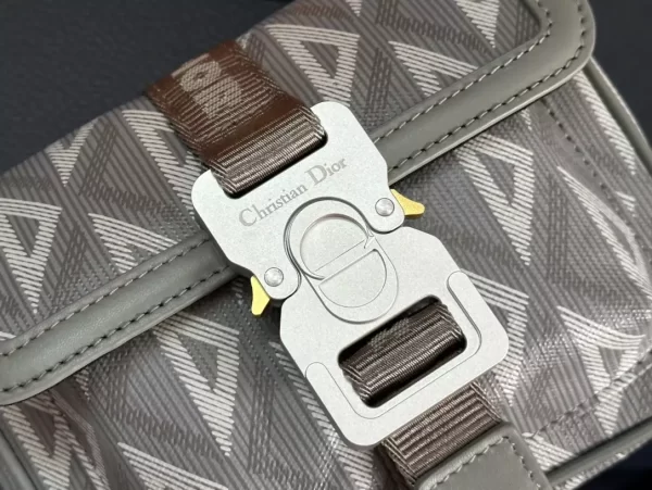 Mini Dior Hit The Road Bag Dior Gray CD Diamond Canvas