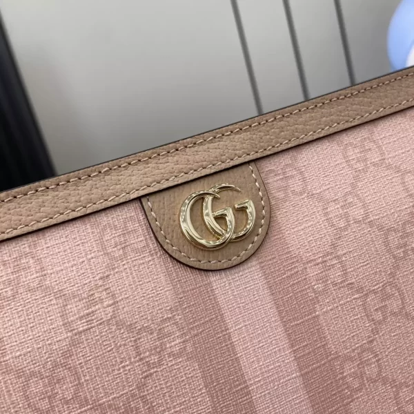 Ophidia GG Pouch in Dusty Pink GG Supreme
