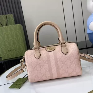Ophidia GG Super Mini Bag in Dusty Pink GG Supreme