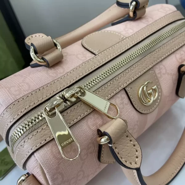 Ophidia GG Super Mini Bag in Dusty Pink GG Supreme