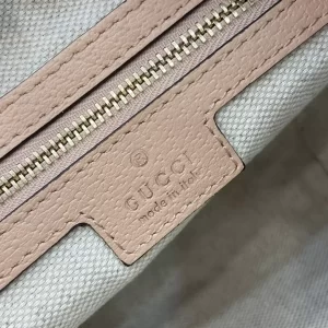 Ophidia GG Super Mini Shoulder Bag in Dusty Pink GG Supreme Canvas