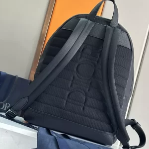 Rider 2.0 Backpack Black Dior Gravity Leather and Black Grained Calfskin - DB199