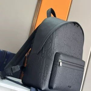 Rider 2.0 Backpack Black Dior Gravity Leather and Black Grained Calfskin - DB199