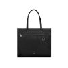 Safari Tote Bag Black Grained Calfskin