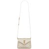 Toy Loulou in Blanc Vintage Quilted Leather - YB079