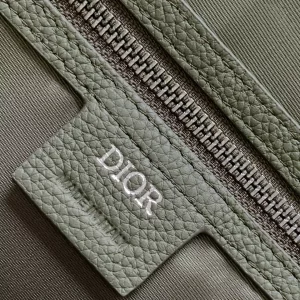 Weekender 40 Khaki Dior Gravity Leather and Khaki Grained Calfskin