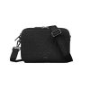 Zipped Pouch with Strap Black Dior Gravity Leather